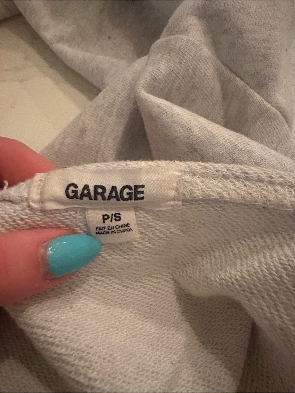 Garage Light Gray Pullover - Picture 3 of 3